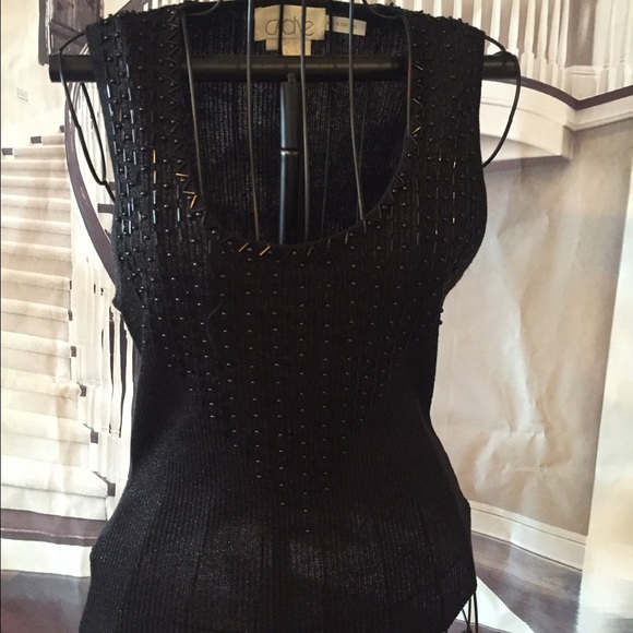 Stunning beaded tank top