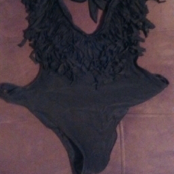 Black bathing suit