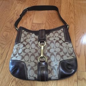 Coach Brown Leather Shoulder Bag