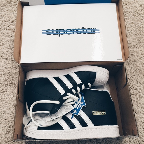 Adidas superstar wedge sneakers