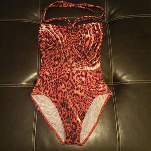 Diva by Rachel Pappo One Piece Red Swimsuit