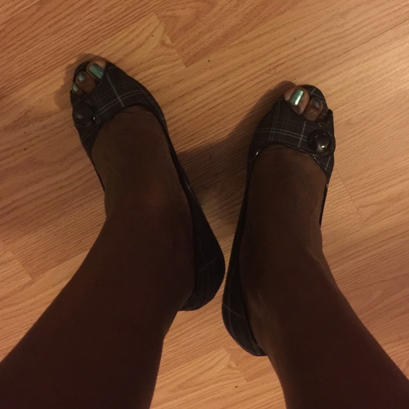 💋Beautiful Plaid Heels sz 10💋 - Picture 1 of 4