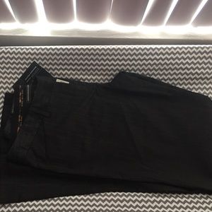 Charcoal pinstripe trousers