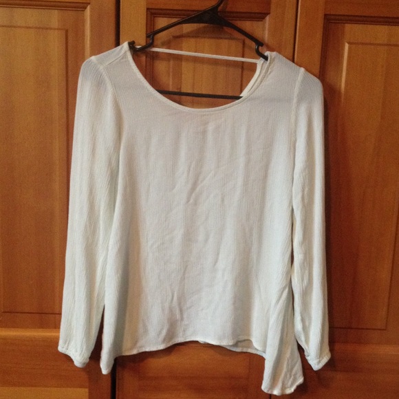 White peasant top
