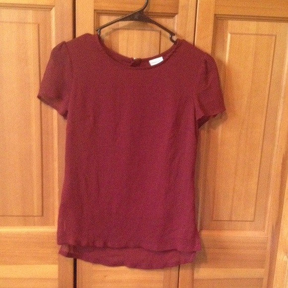Maroon blouse
