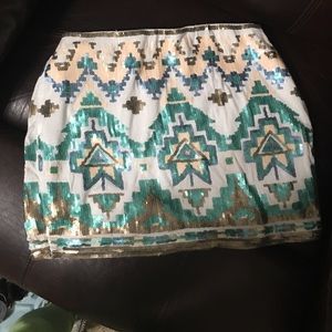 Sequin skirt