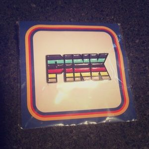 70's retro PINK pin