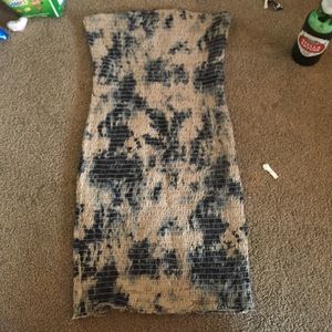 A tight fitting dress