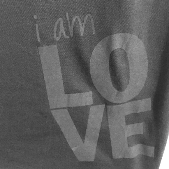 Peace love word " I AM LOVE " skirt