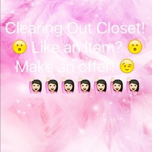 I'm open up to reasonable offers ..  Ask 😊😊😊