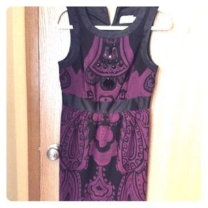 Beautiful purple and black dress