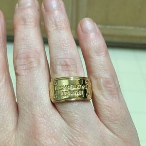 MK Ring size 7 gold tone I saw them sell for 90