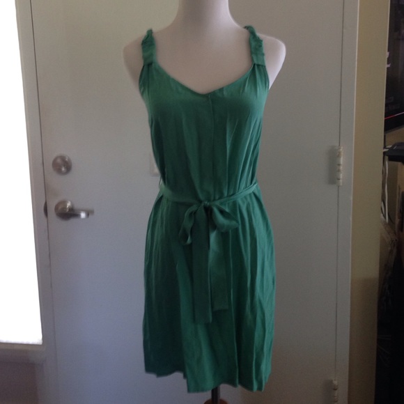 Rory Beca washed silk twist back dress Sz S - Picture 2 of 4