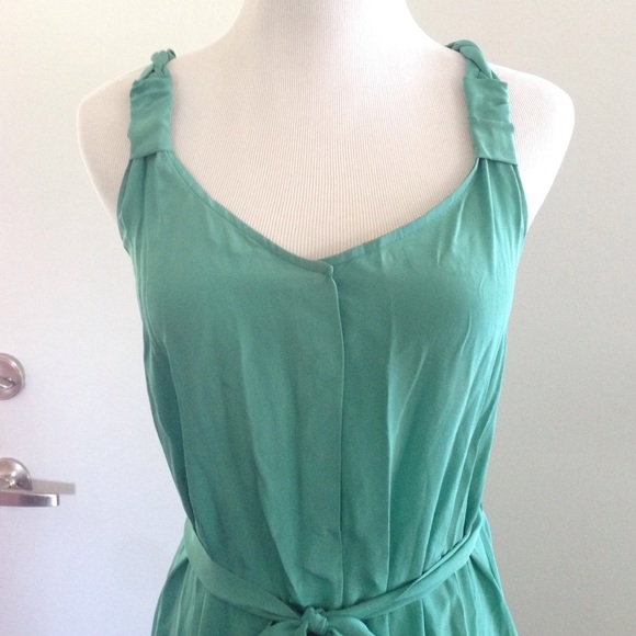 Rory Beca washed silk twist back dress Sz S - Picture 1 of 4