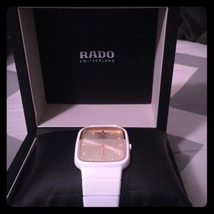 Authentic Rado white ceramic watch!