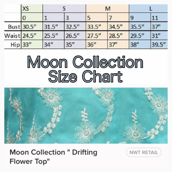 Moon Collection "Drifting Flower" Top - Picture 4 of 4