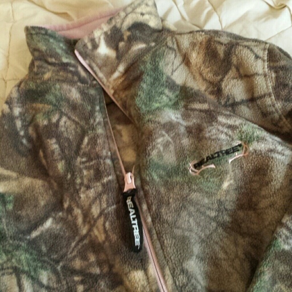 Camo Realtree Zip Fleece | Medium