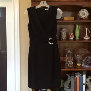 Black Calvin Klein short sleeve dress