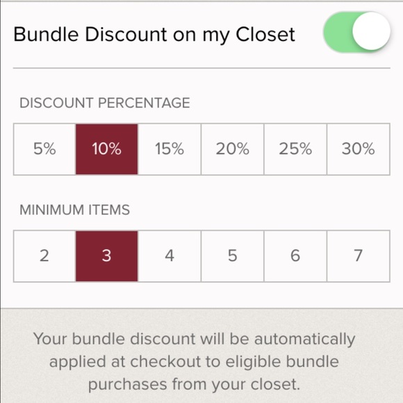 Now offering a discount with a bundle