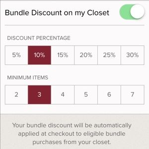 Now offering a discount with a bundle