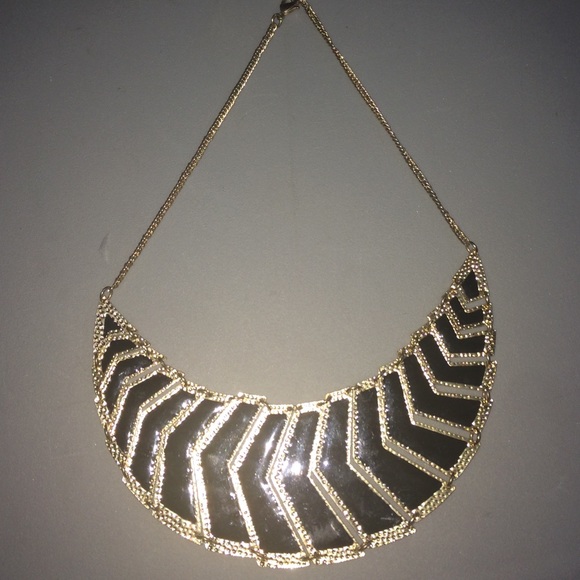 Black and gold necklace