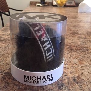Michael Kors Black Fur Earmuffs