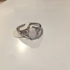 Silver Opal Ring