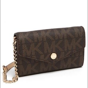 Michael Kors MK Signature Electronics crossbody