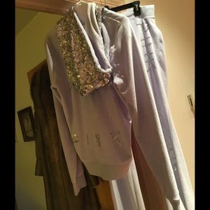 Victoria Secret Pink sweat suit.