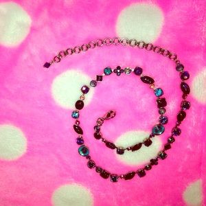 Purple/blue sorrelli necklace
