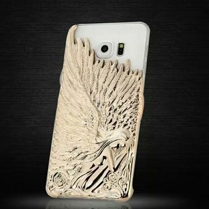 Engraved Gold Angel case 4 Samsung Galaxy S6 Edge