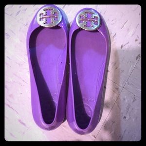 Tory burch plastic flats
