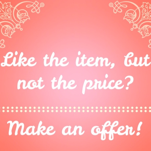 Accepting most offers! 😊