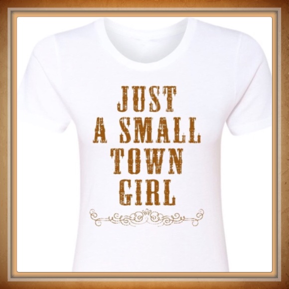 "Just A Small Town Girl" Tee by Saltlake. - Picture 3 of 3