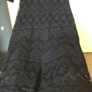 Black lace dress with 3/4 sleeve