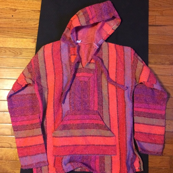 Mexican Baja Hoodie Drug Rug