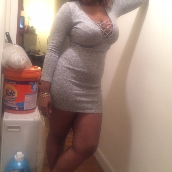 Ribbed cutout sweater dress 👗