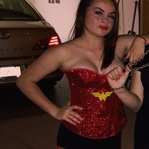 Wonder Woman costume corset