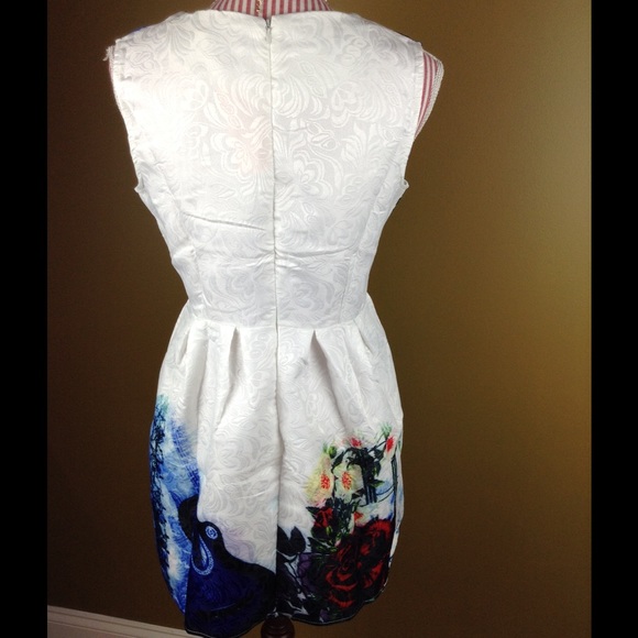 Printed Skater Dress - Picture 3 of 3