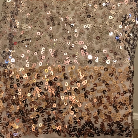 Sparkly Tank- Express (tan) - Picture 2 of 3