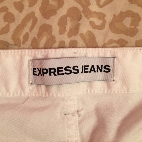 High waist white Jean shorts - Picture 3 of 4