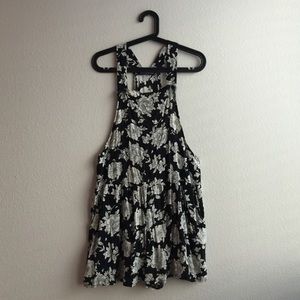 Brandy Melville Floral Overalls