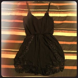 New sexy lace black romper