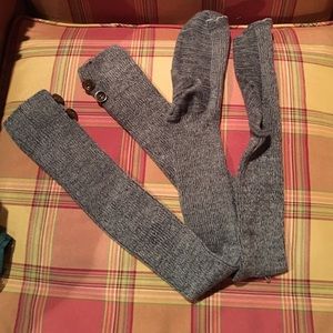 Tall Boot Socks with Buttons