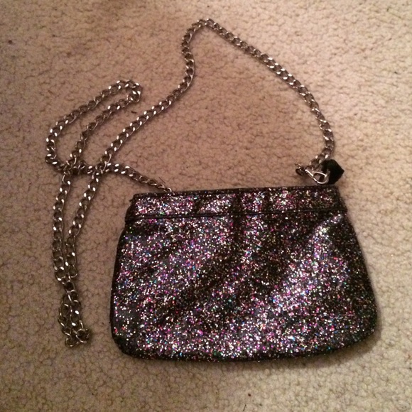 Multi color sparkle crossbody