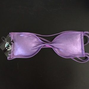 Kovey Ripple top: metallic lilac