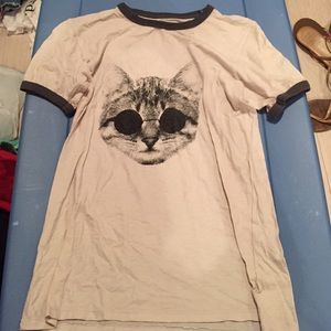 brandy melville cat tshirt