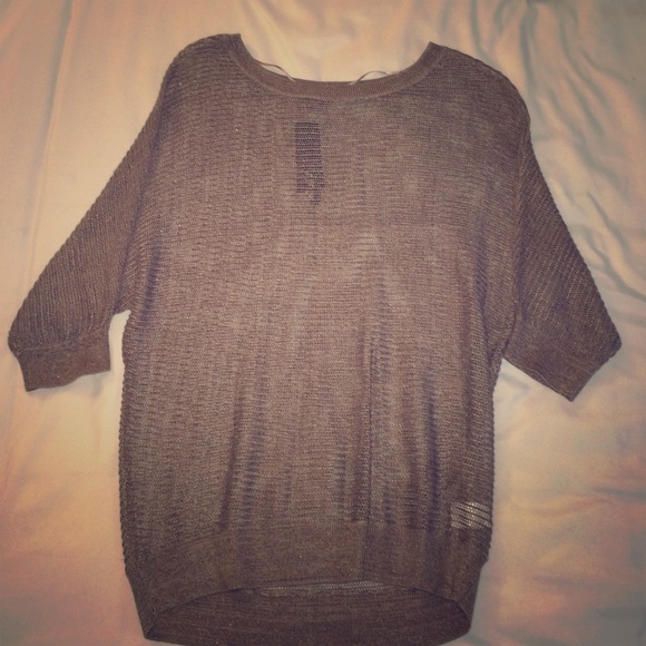 Open stitch top