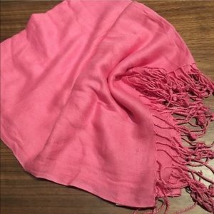 Pink scarf