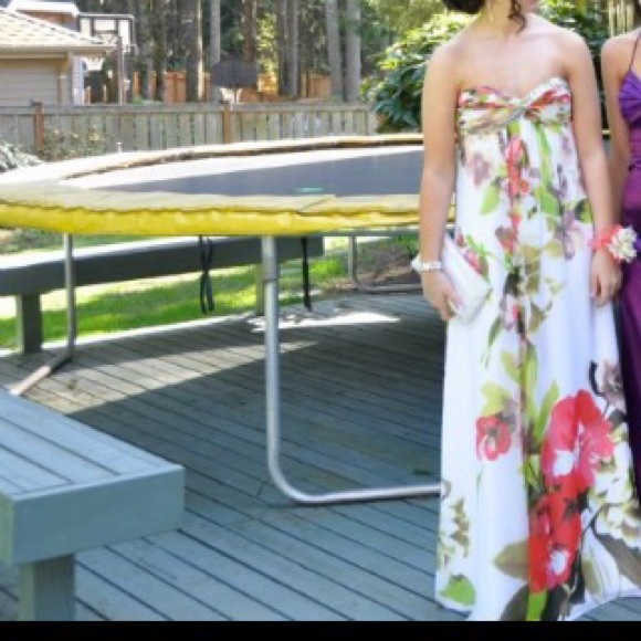 Floral prom dress